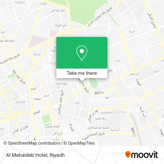 Al Mehaideb Hotel map