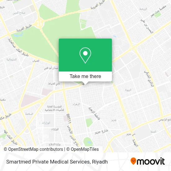 Smartmed Private Medical Services map