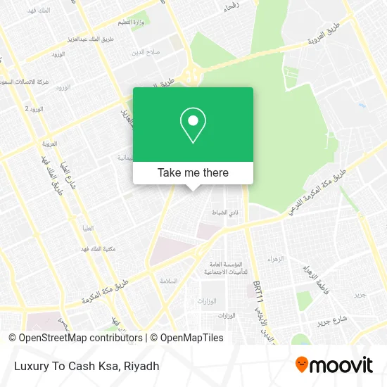 Luxury To Cash Ksa map