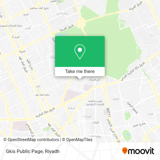 Gkis Public Page map