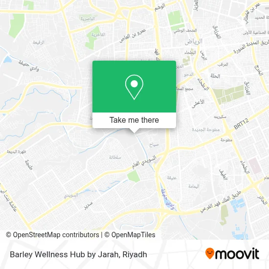 Barley Wellness Hub by Jarah map