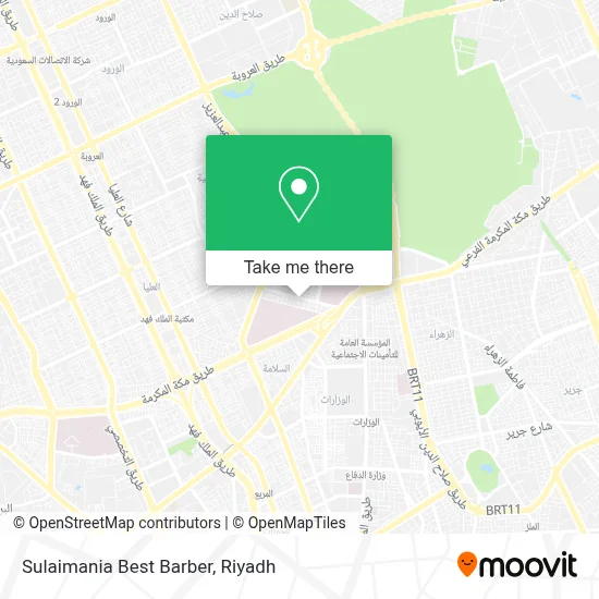 Sulaimania Best Barber map