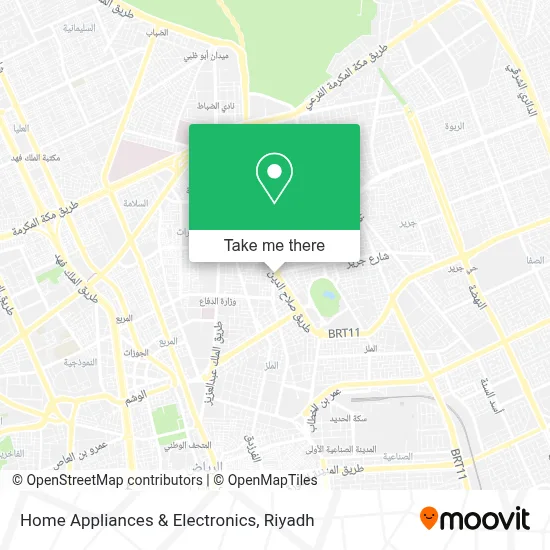 Home Appliances & Electronics map