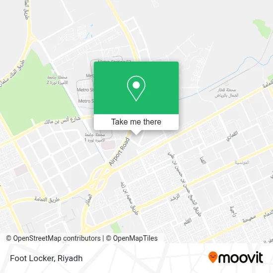 Foot Locker map