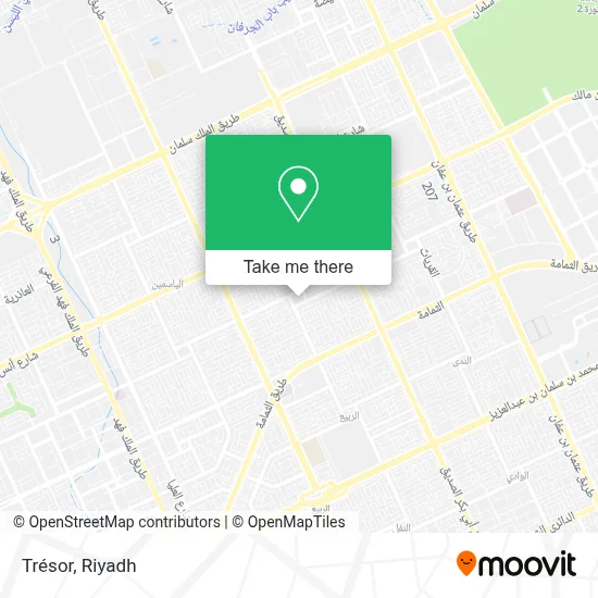 Trésor map