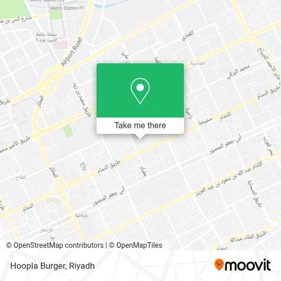 Hoopla Burger map