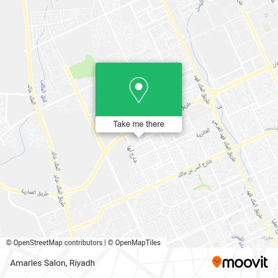 Amarles Salon map