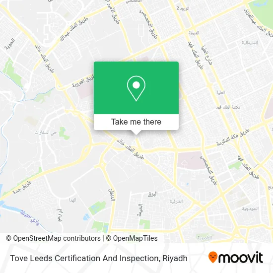 Tove Leeds Certification And Inspection map