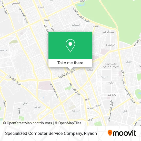 Specialized Computer Service Company map