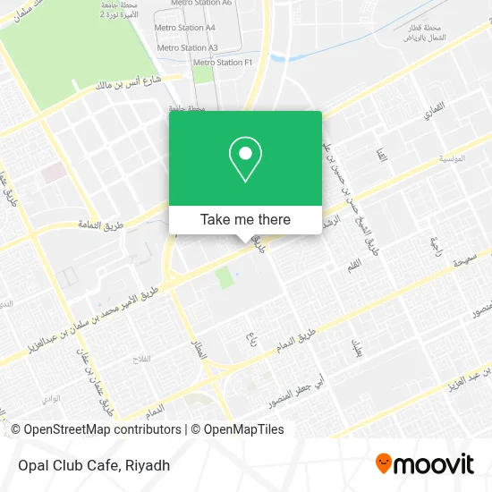 Opal Club Cafe map