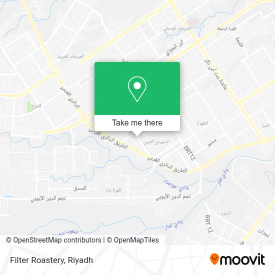 Filter Roastery map