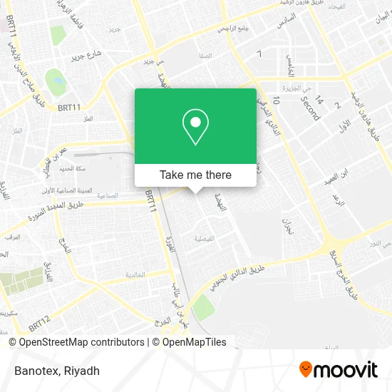 Banotex map