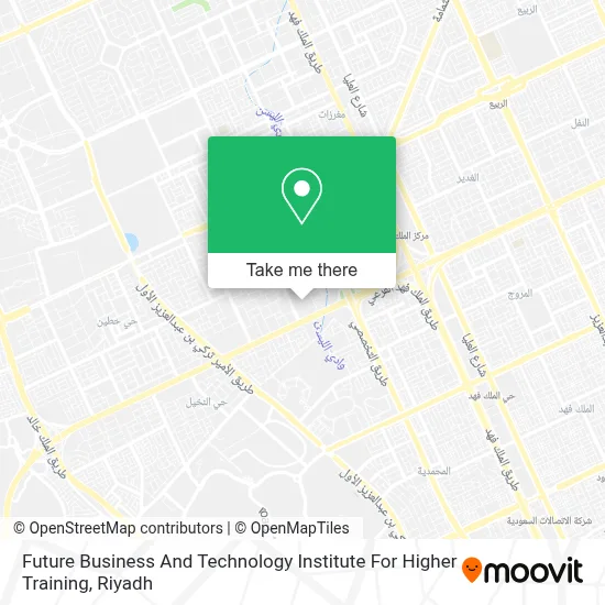 Future Business And Technology Institute For Higher Training map