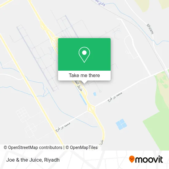 Joe & the Juice map