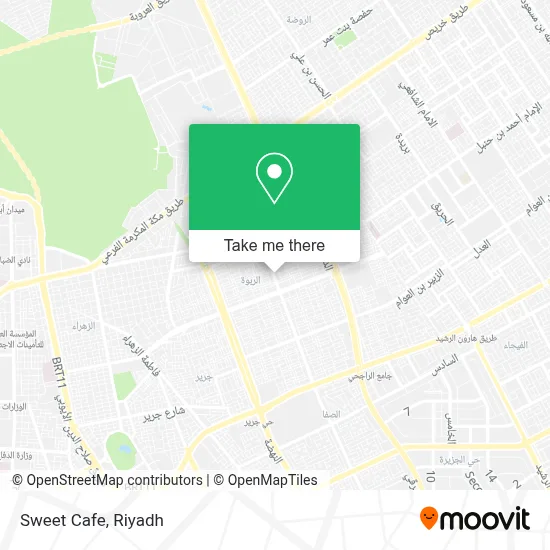 Sweet Cafe map