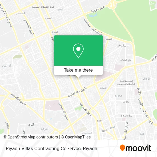Riyadh Villas Contracting Co - Rvcc map