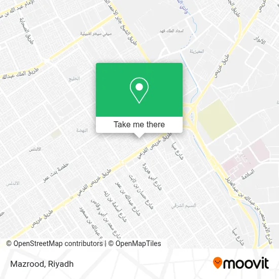 Mazrood map