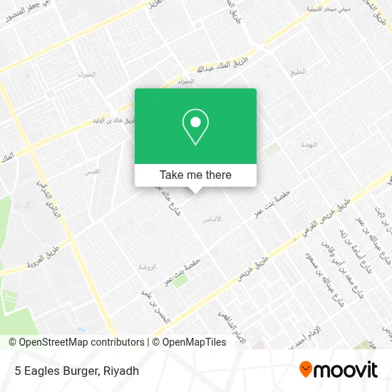 5 Eagles Burger map