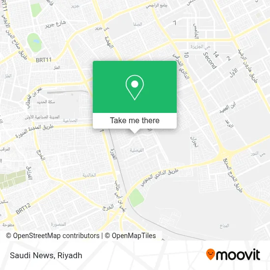 Saudi News map