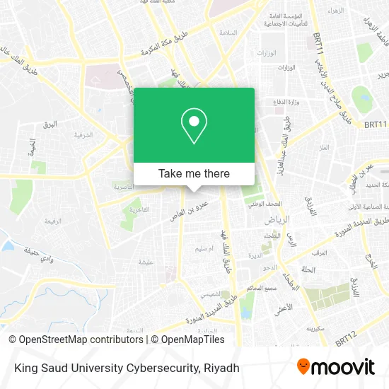 King Saud University Cybersecurity map