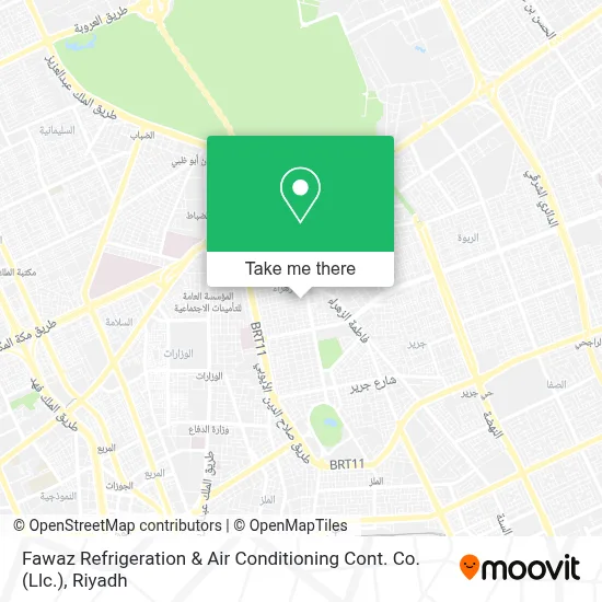 Fawaz Refrigeration & Air Conditioning Cont. Co. (Llc.) map