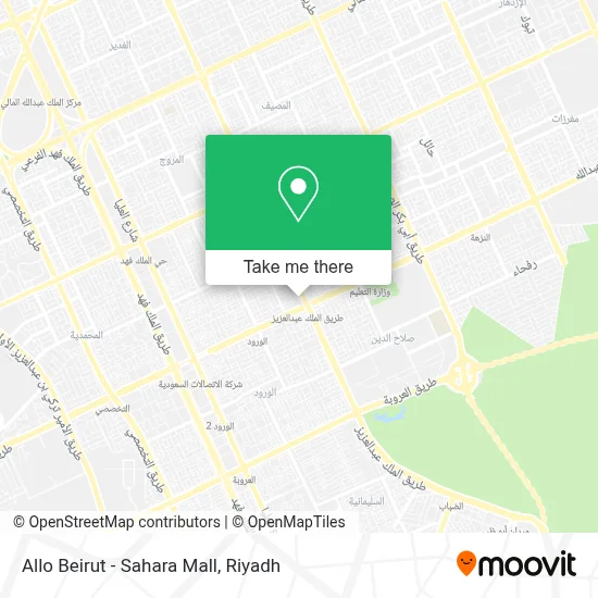 Allo Beirut - Sahara Mall map