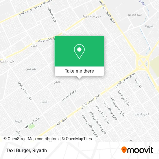 Taxi Burger map
