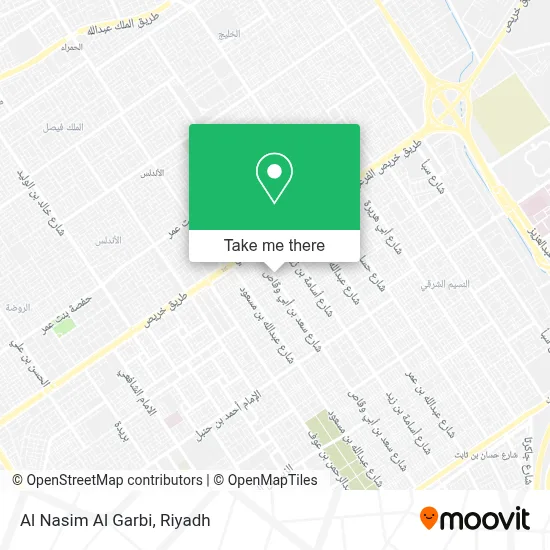 Al Nasim Al Garbi map