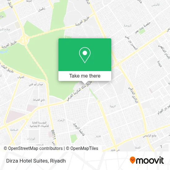 Dirza Hotel Suites map