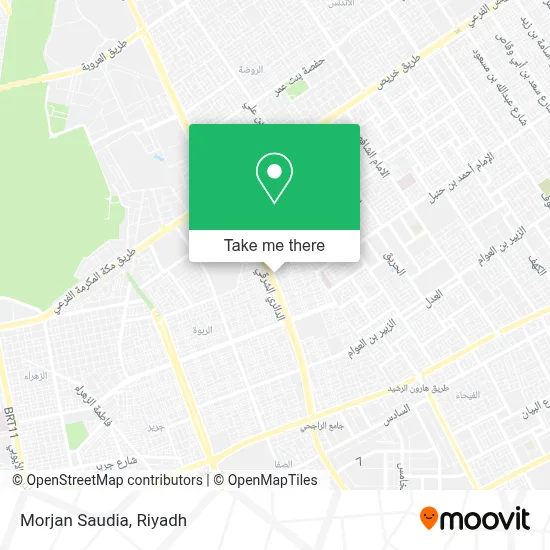 Morjan Saudia map