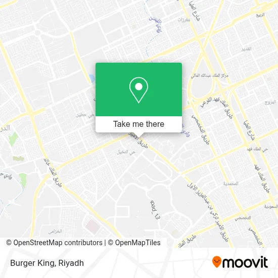 Burger King map
