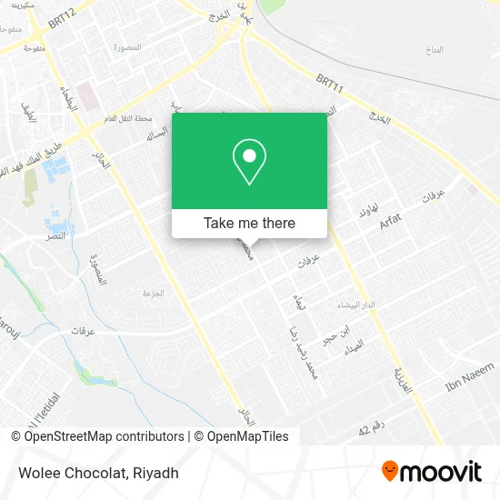 Wolee Chocolat map