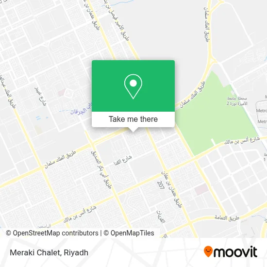Meraki Chalet map