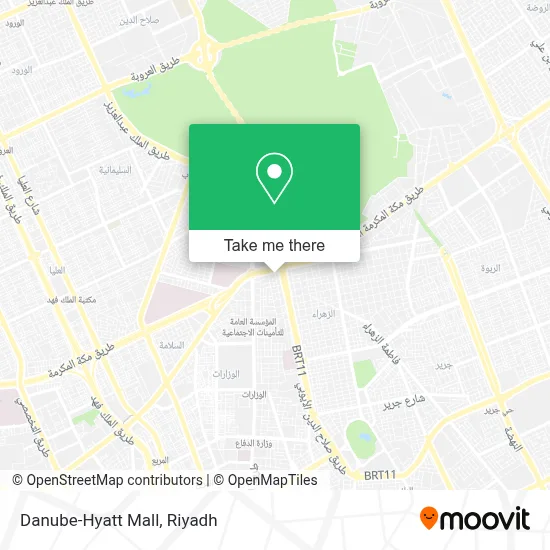 Danube-Hyatt Mall map