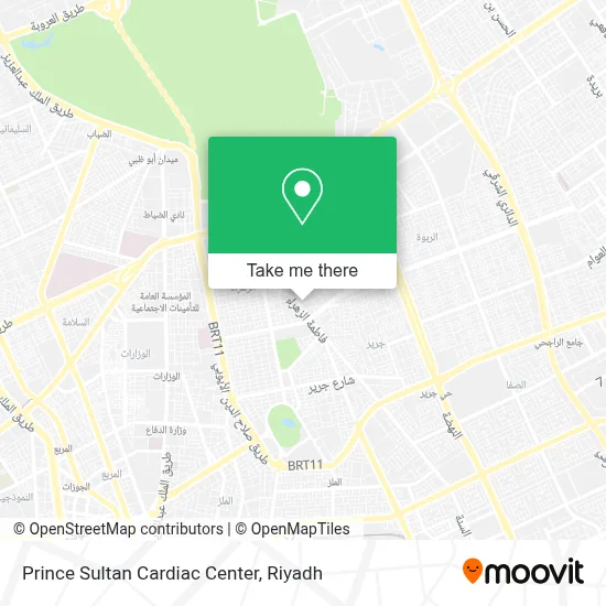 Prince Sultan Cardiac Center map