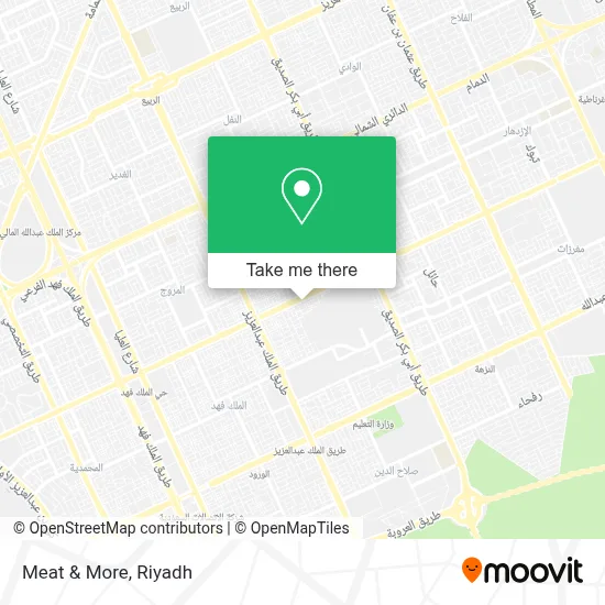 Meat & More map
