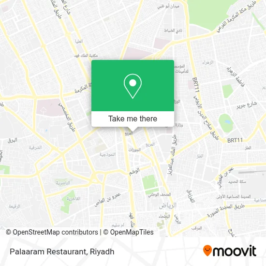 Palaaram Restaurant map