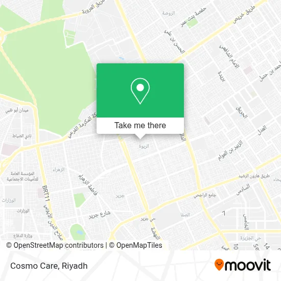 Cosmo Care map