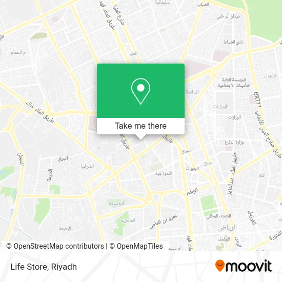 Life Store map