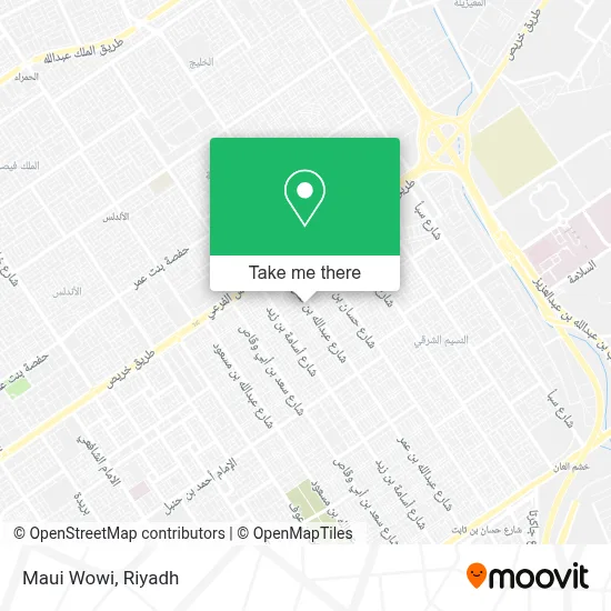 Maui Wowi map