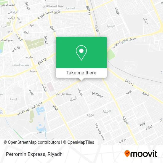 Petromin Express map