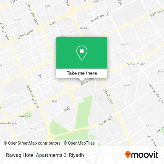 Rawaq Hotel Apartments 3 map