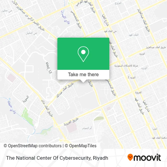 The National Center Of Cybersecurity map