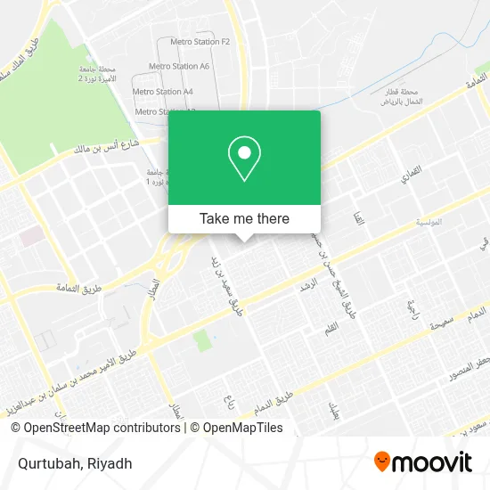 Qurtubah map