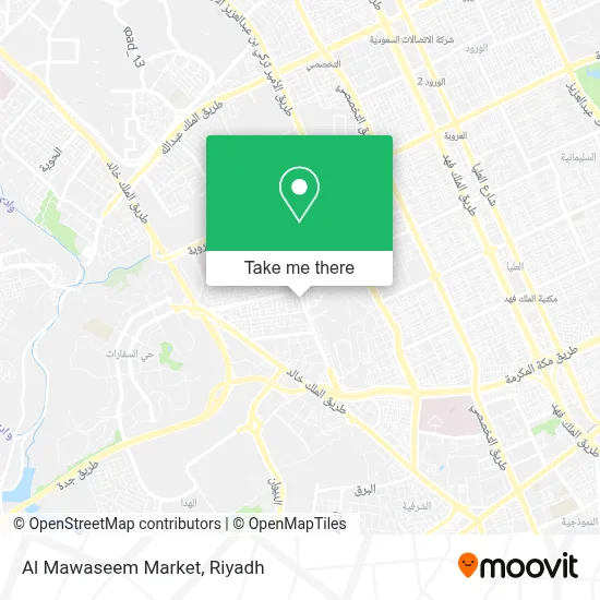 Al Mawaseem Market map
