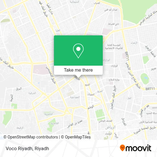 Voco Riyadh map