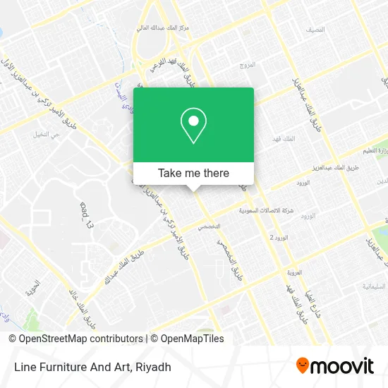 Line Furniture And Art map