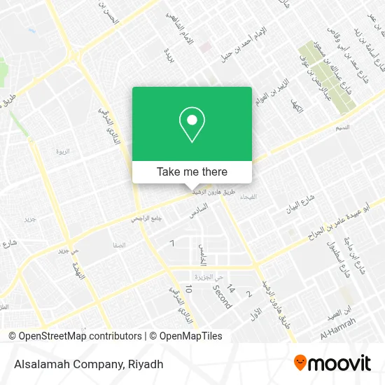 Alsalamah Company map