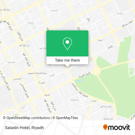 Saladin Hotel map