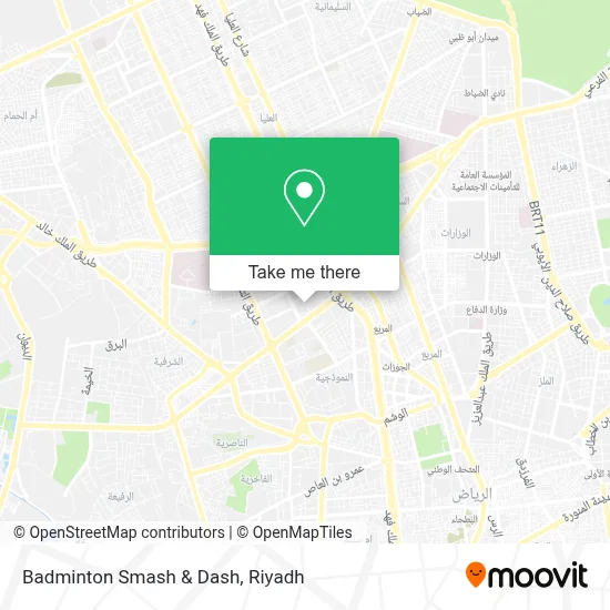 Badminton Smash & Dash map